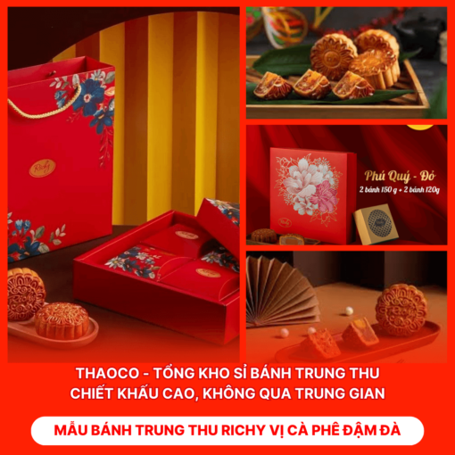 Bánh Trung Thu Richy Vị Cà Phê Đậm Đà