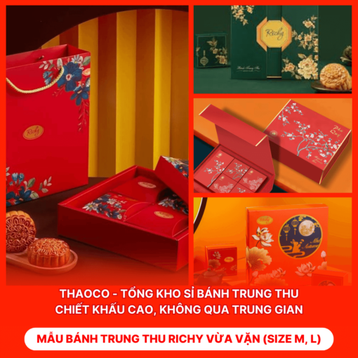 Bánh Trung Thu Richy Vừa Vặn (Size M, L)