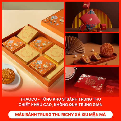 Bánh Trung Thu Richy Xá Xíu Mặn Mà