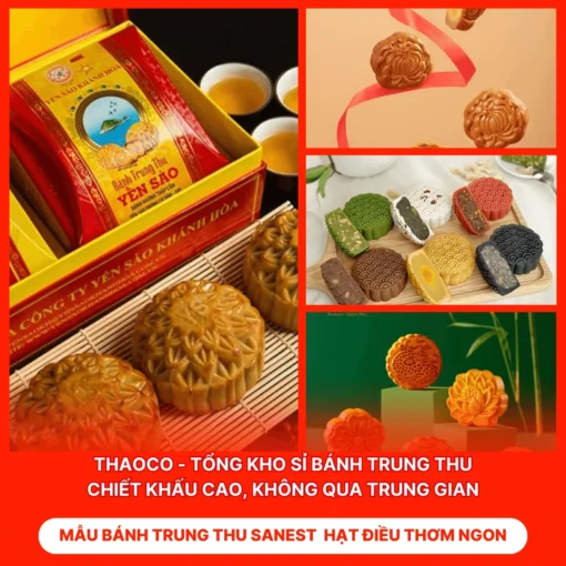 Bánh Trung Thu Sanest Hạt Điều Thơm Ngon