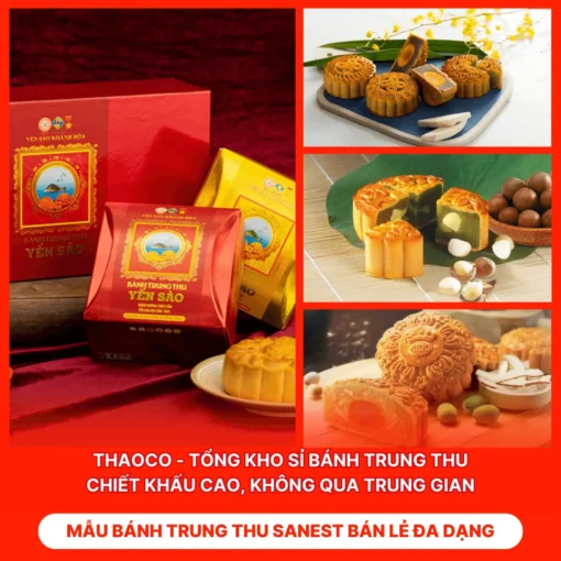 Bánh Trung Thu Sanest Bán Lẻ Đa Dạng