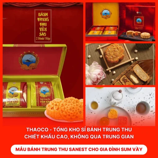 Bánh Trung Thu Sanest Cho Gia Đình Sum Vầy