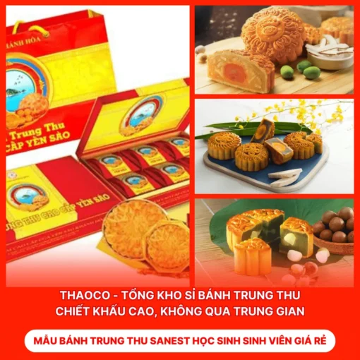 Bánh Trung Thu Sanest Học Sinh Sinh Viên Giá Rẻ