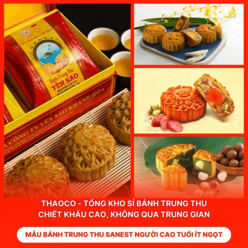 Bánh Trung Thu Sanest Người Cao Tuổi Ít Ngọt