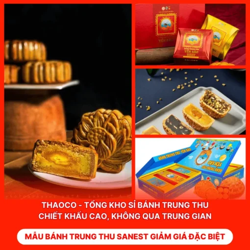 Bánh Trung Thu Sanest Giảm Giá Đặc Biệt