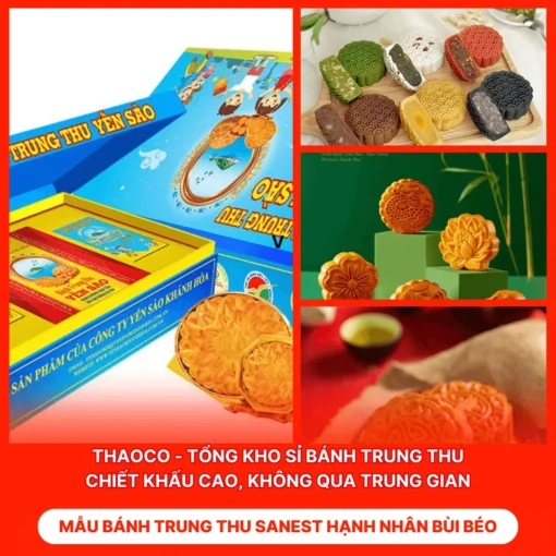 Bánh Trung Thu Sanest Hạnh Nhân Bùi Béo