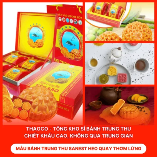 Bánh Trung Thu Sanest Heo Quay Thơm Lừng