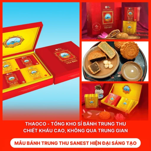 Bánh Trung Thu Sanest Hiện Đại Sáng Tạo