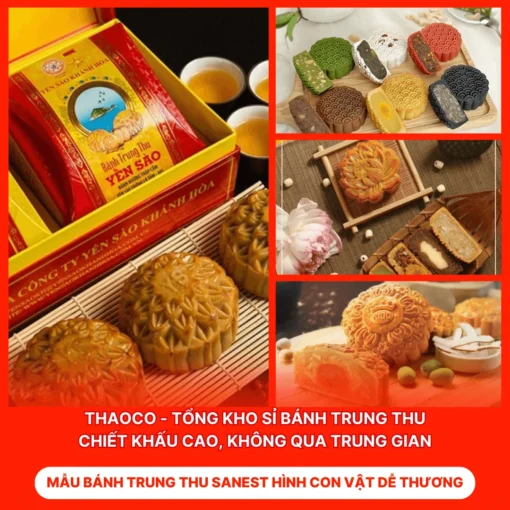 Bánh Trung Thu Sanest Hình Con Vật Dễ Thương