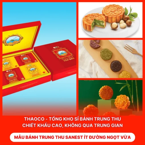 Bánh Trung Thu Sanest Ít Đường Ngọt Vừa