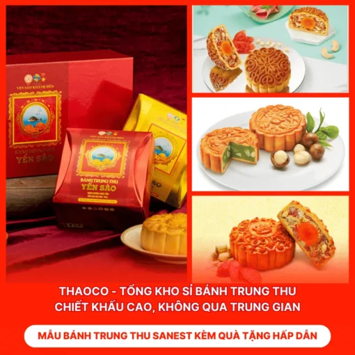 Bánh Trung Thu Sanest Kèm Quà Tặng Hấp Dẫn