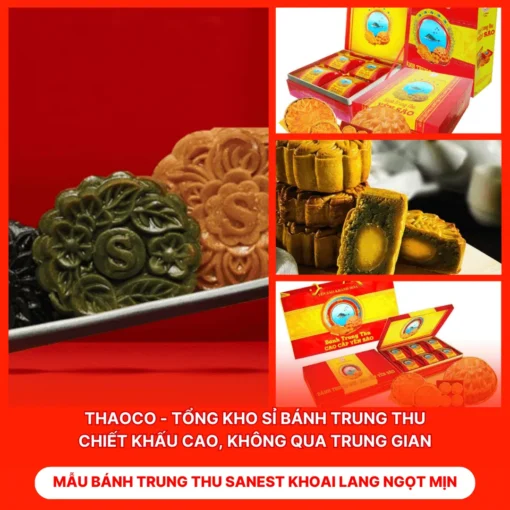 Bánh Trung Thu Sanest Khoai Lang Ngọt Mịn