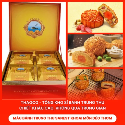 Bánh Trung Thu Sanest Khoai Môn Dẻo Thơm