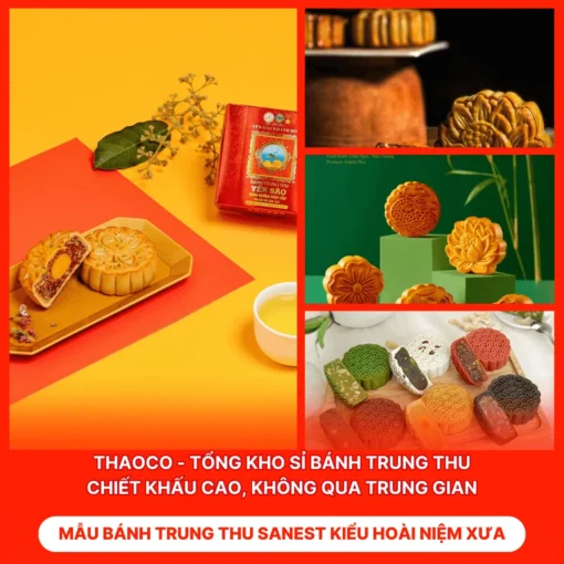 Bánh Trung Thu Sanest Kiểu Hoài Niệm Xưa