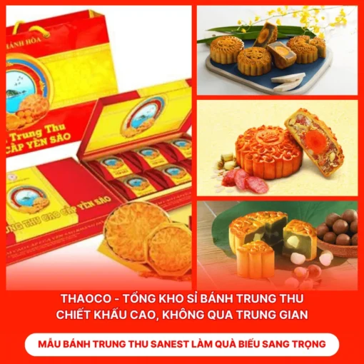 Bánh Trung Thu Sanest Làm Quà Biếu Sang Trọng