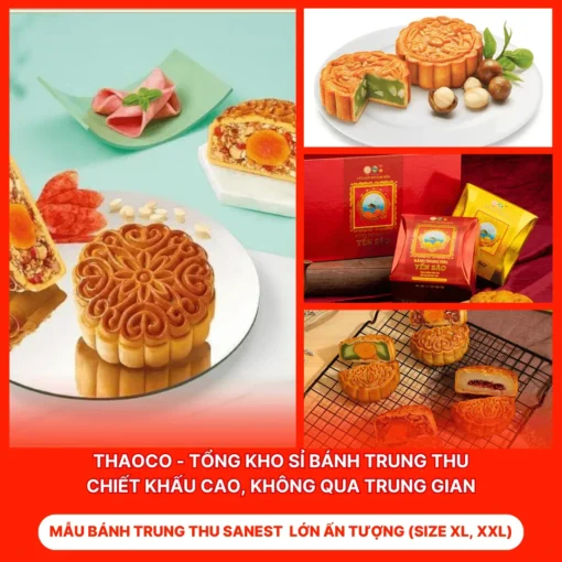 Bánh Trung Thu Sanest Lớn Ấn Tượng (Size XL, XXL)
