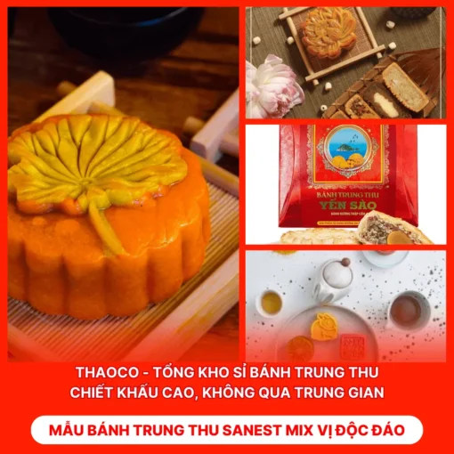 Bánh Trung Thu Sanest Mix Vị Độc Đáo