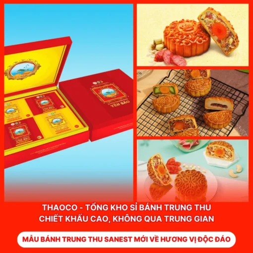 Bánh Trung Thu Sanest Mới Về Hương Vị Độc Đáo