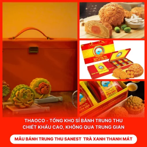 Bánh Trung Thu Sanest Trà Xanh Thanh Mát