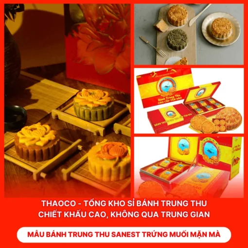 Bánh Trung Thu Sanest Trứng Muối Mặn Mà