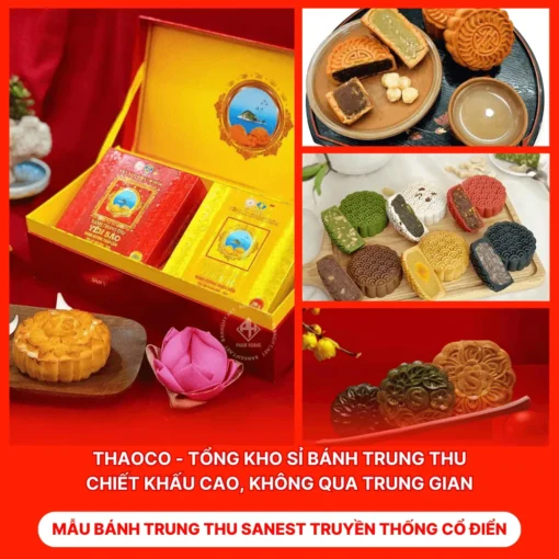 Bánh Trung Thu Sanest Truyền Thống Cổ Điển
