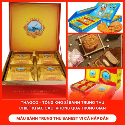 Bánh Trung Thu Sanest Vi Cá Hấp Dẫn