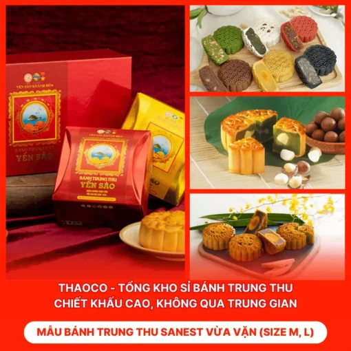 Bánh Trung Thu Sanest Vừa Vặn (Size M, L)