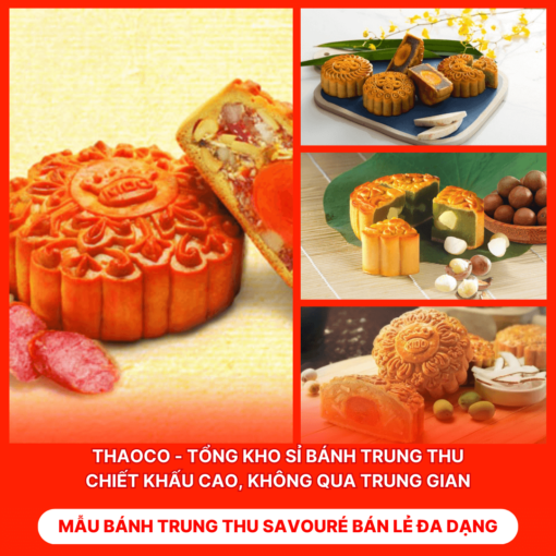 Bánh Trung Thu Savouré Bán Lẻ Đa Dạng