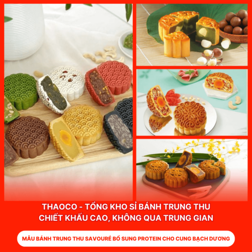 Bánh Trung Thu Savouré Bổ Sung Protein Cho Cung Bạch Dương