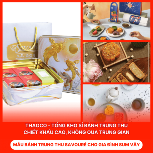 Bánh Trung Thu Savouré Cho Gia Đình Sum Vầy