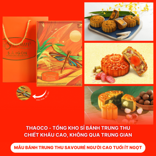 Bánh Trung Thu Savouré Người Cao Tuổi Ít Ngọt