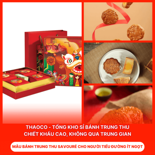 Bánh Trung Thu Savouré Cho Người Tiểu Đường Ít Ngọt