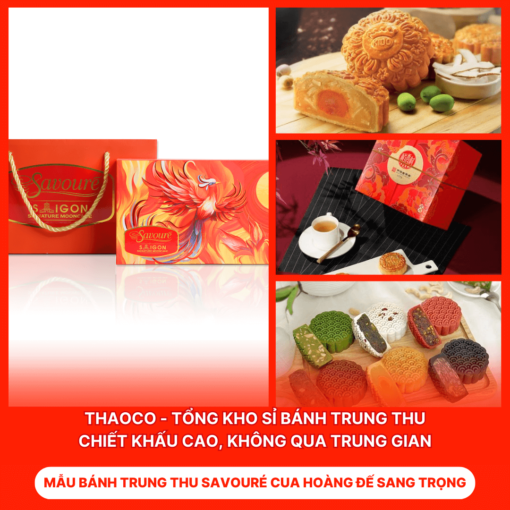 Bánh Trung Thu Savouré Cua Hoàng Đế Sang Trọng