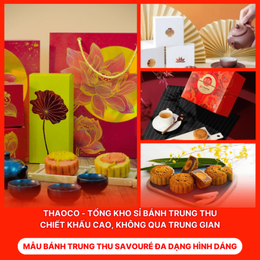 Bánh Trung Thu Savouré Đa Dạng Hình Dáng