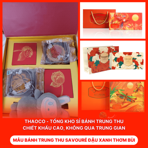 Bánh Trung Thu Savouré Đậu Xanh Thơm Bùi