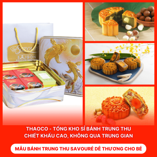 Bánh Trung Thu Savouré Dễ Thương Cho Bé