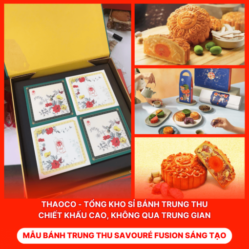 Bánh Trung Thu Savouré Fusion Sáng Tạo