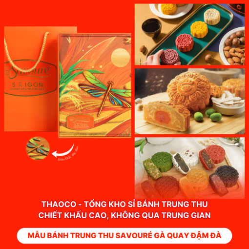 Bánh Trung Thu Savouré Gà Quay Đậm Đà