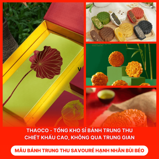 Bánh Trung Thu Savouré Hạnh Nhân Bùi Béo