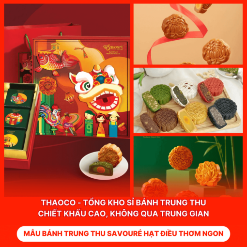 Bánh Trung Thu Savouré Hạt Điều Thơm Ngon