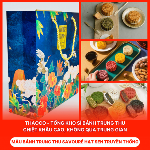 Bánh Trung Thu Savouré Hạt Sen Truyền Thống