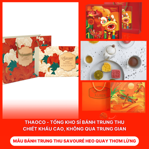 Bánh Trung Thu Savouré Heo Quay Thơm Lừng