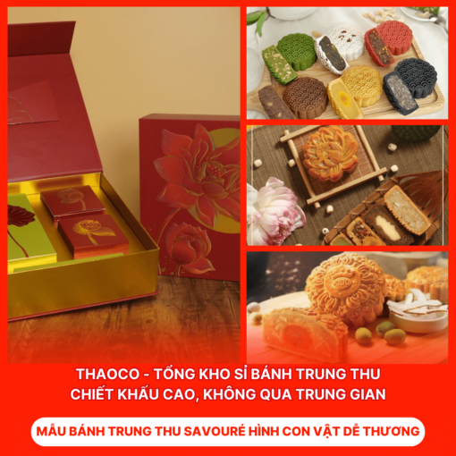 Bánh Trung Thu Savouré Hình Con Vật Dễ Thương