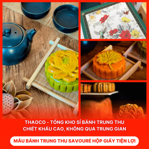Bánh Trung Thu Savouré Hộp Giấy Tiện Lợi