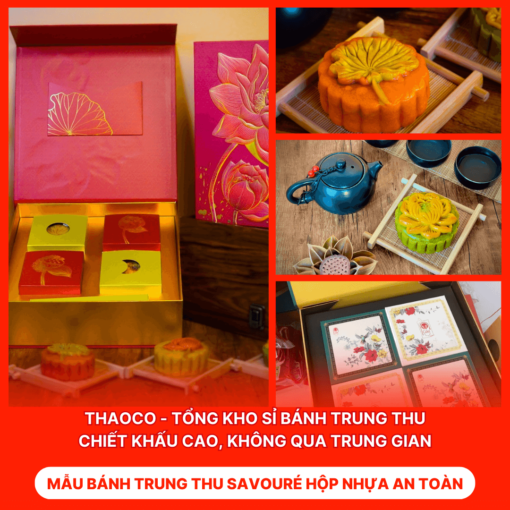 Bánh Trung Thu Savouré Hộp Nhựa An Toàn