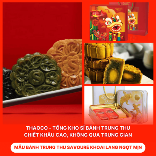 Bánh Trung Thu Savouré Khoai Lang Ngọt Mịn