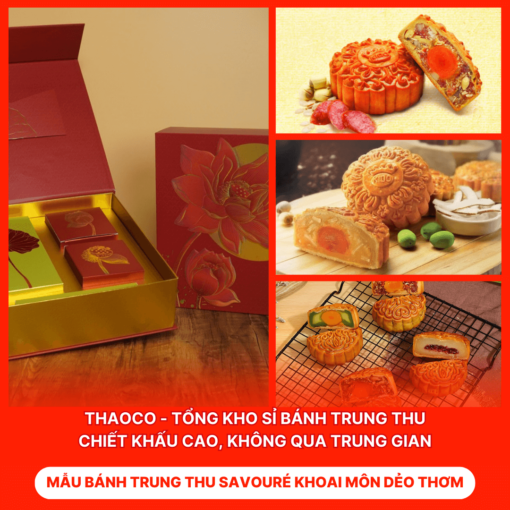 Bánh Trung Thu Savouré Khoai Môn Dẻo Thơm