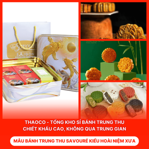 Bánh Trung Thu Savouré Kiểu Hoài Niệm Xưa