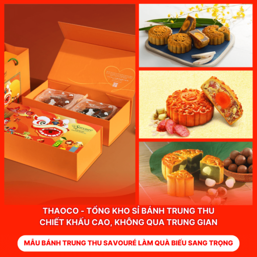 Bánh Trung Thu Savouré Làm Quà Biếu Sang Trọng