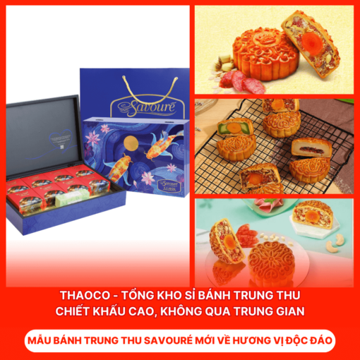 Bánh Trung Thu Savouré Mới Về Hương Vị Độc Đáo